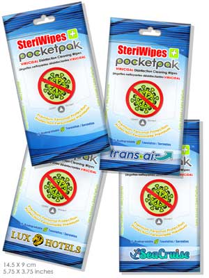 SteriWipes+ Pocketpak Product Image